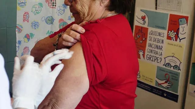 vacuna antigripal, en centro de salud Baggio