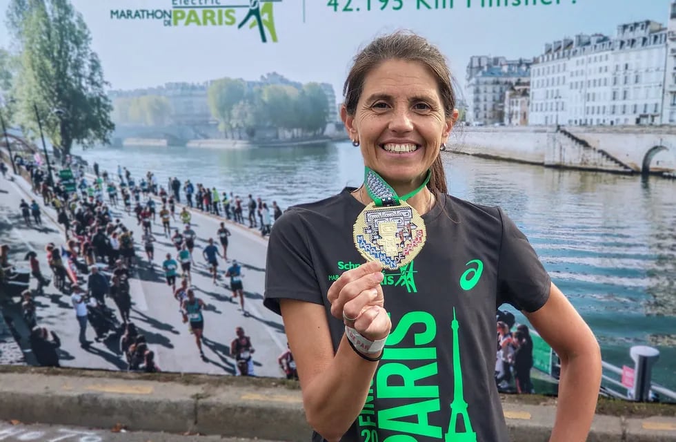 Eugenia Pastre, runner de Viale estuvo presente en Paris.