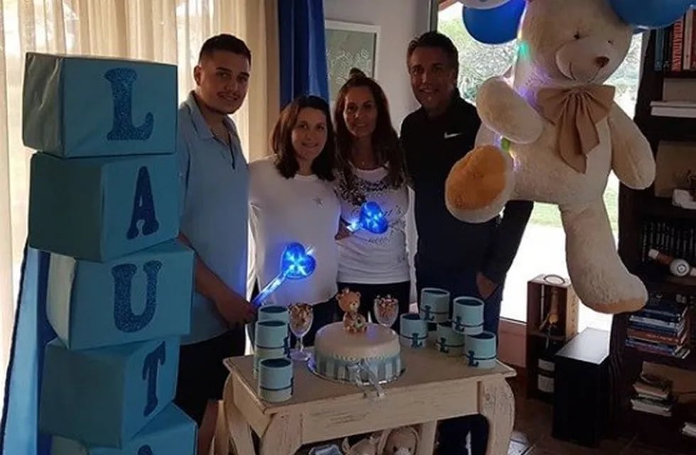 Lucas Batistuta y su novia Dalila están a punto de dar a luz a Lautaro. (Instagram)