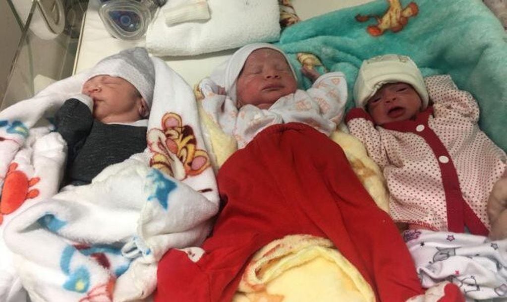 Hospital Materno Neonatal: una mujer dio a luz a trillizas