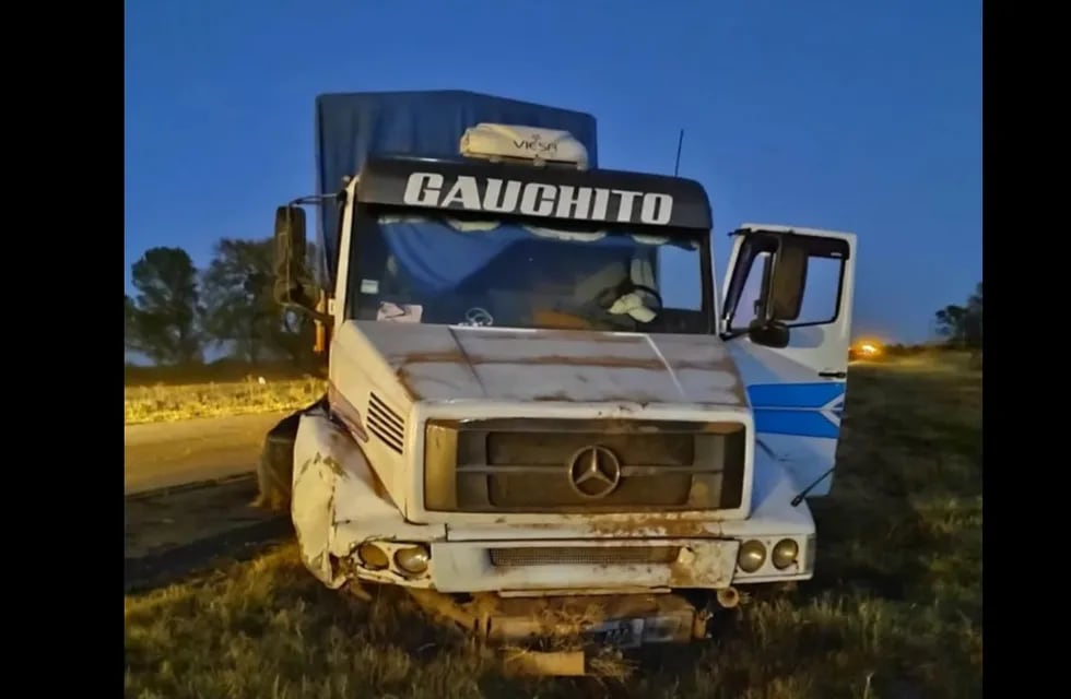 Un camionero se quedó dormido en Autopista de las Serranías Puntanas.