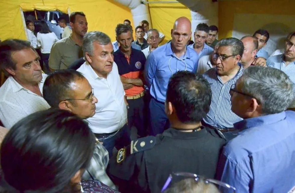 El  gobernador Morales en La Esperanza, Jujuy