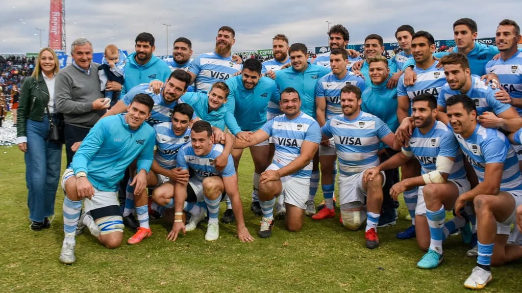 A su paso por Jujuy, el seleccionado argentino de rugby Los Pumas.