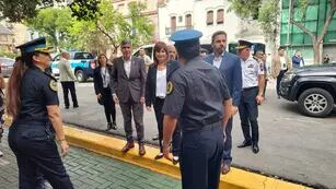 Patricia Bullrich ya está en Córdoba. (Foto Twitter @NacionalCórdoba)