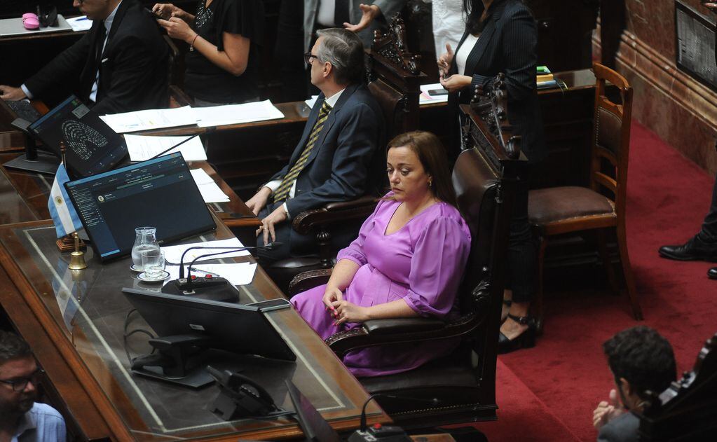 La presidenta de la Cámara de Diputados, Cecilia Moreau. Foto: Federico López Claro.