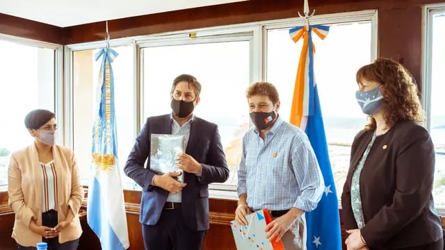 El Ministro de Educación de Nación, Nicolás Trotta, visitó Tierra del Fuego.