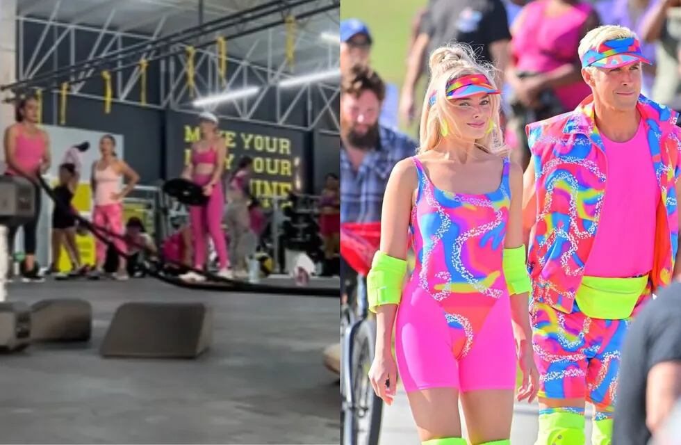 Tras el lanzamiento de Barbie, fueron todas vestidas de rosa al gimnasio y se hicieron virales en TikTok.