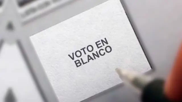 El voto en blanco fue la tercera fuerza en Mendoza