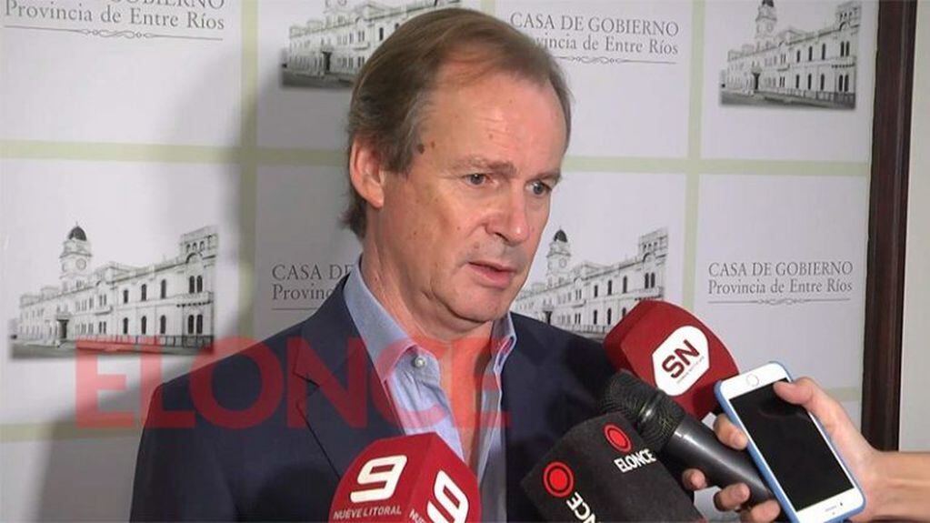 Gustavo Bordet, gobernador de Entre Ríos (web).