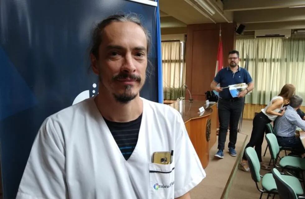 Martín Racca, Coordinador del Primer Nivel de Atención de la Salud Subregión Rafaela