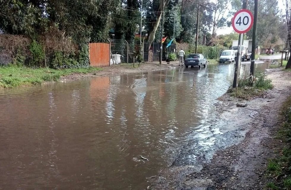 Inundación en Mar del Plata. (Archivo)