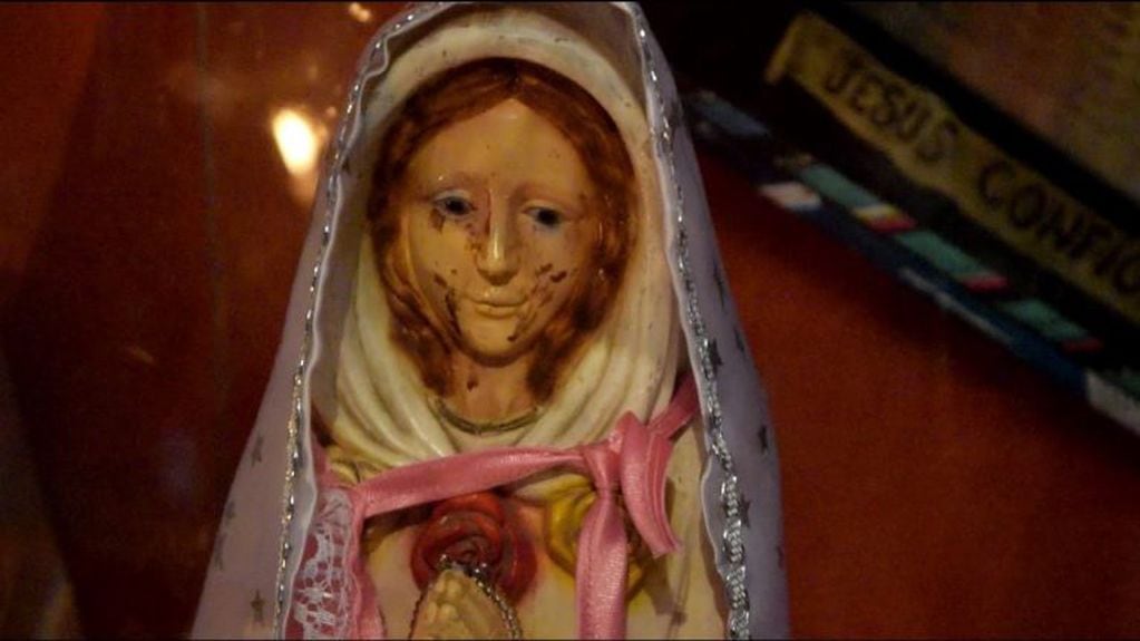 Virgen que llora sangre en Metán, Salta. (Web)