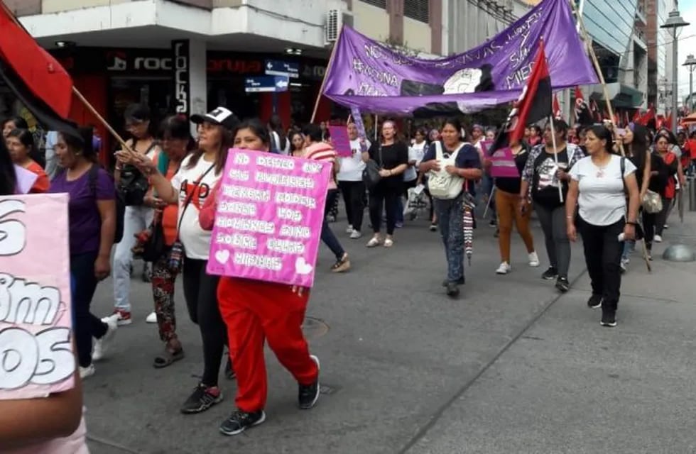 Marcha de mujeres en Jujuy