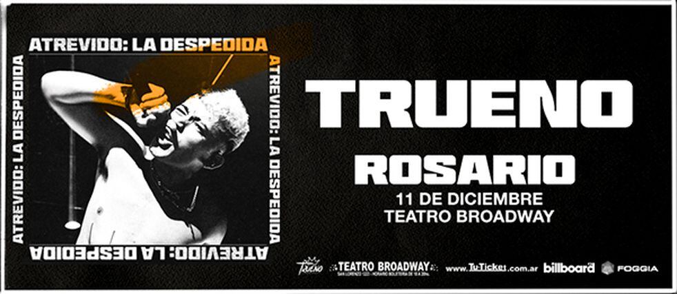 Trueno se presenta en Rosario.