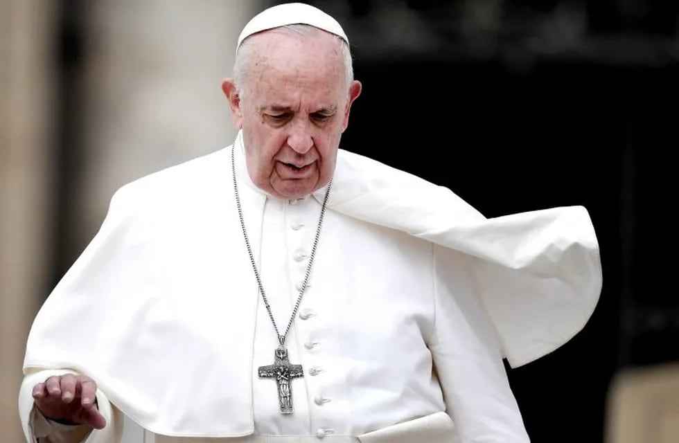 El Papa Francisco celebra su audiencia general semanal en la plaza de San Pedro en el Vaticano el 1 de mayo de 2019. Crédito: Tiziana FABI / AFP.