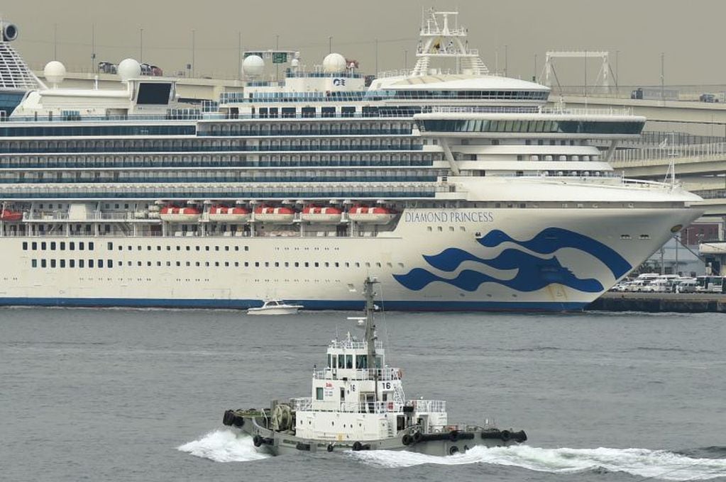Crucero "Diamond Princess", en cuarentena (AFP)
