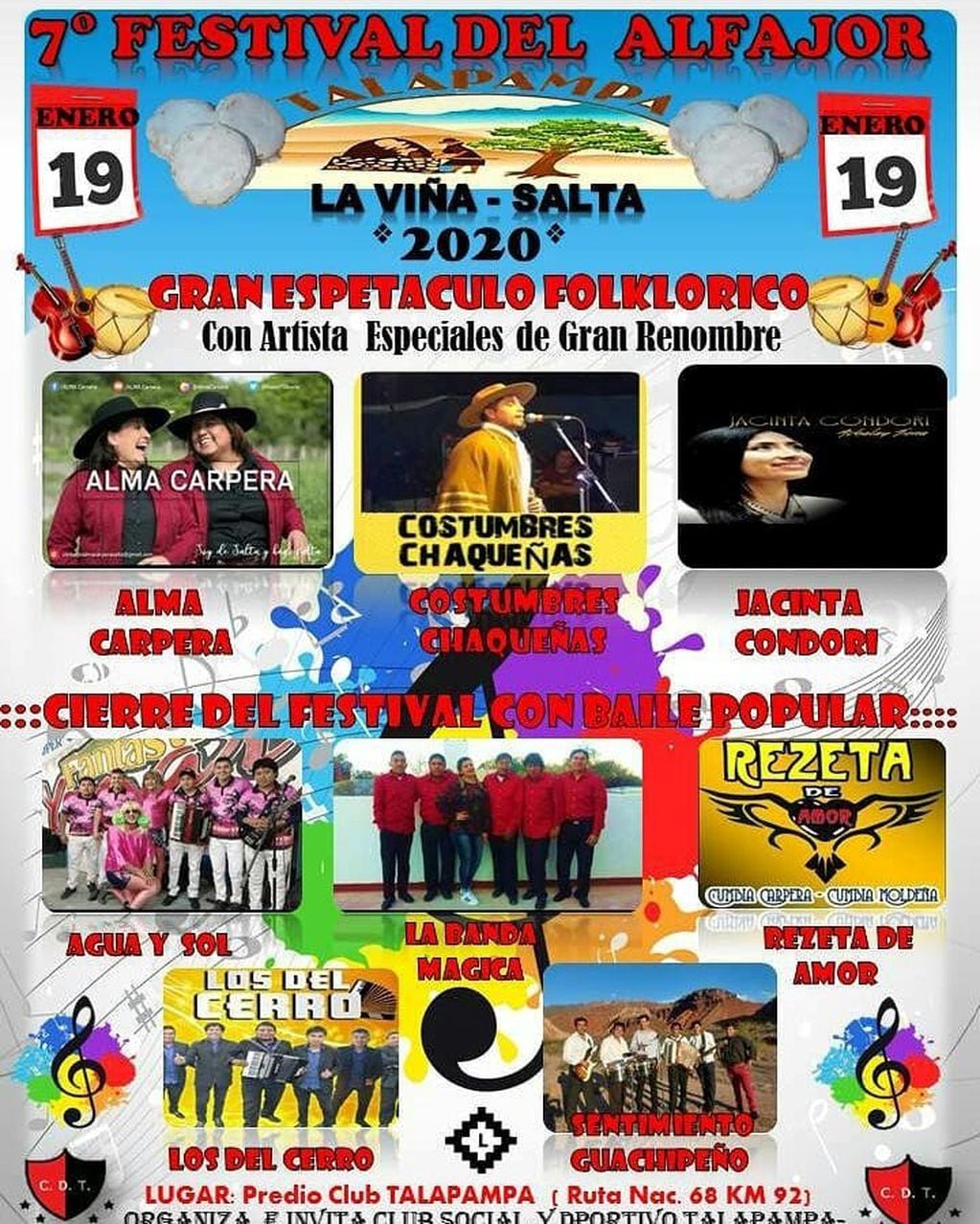 La esperada 7ª edición del Festival del Alfajor en La Viña (Facebook Alfajores Artesanales Talapampa)