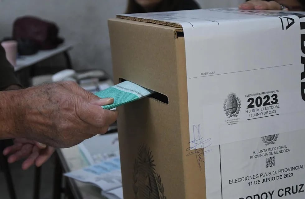 Elecciones provinciales PASO 2023 en la provincia de Mendoza.
Foto: José Gutierrez / Los Andes