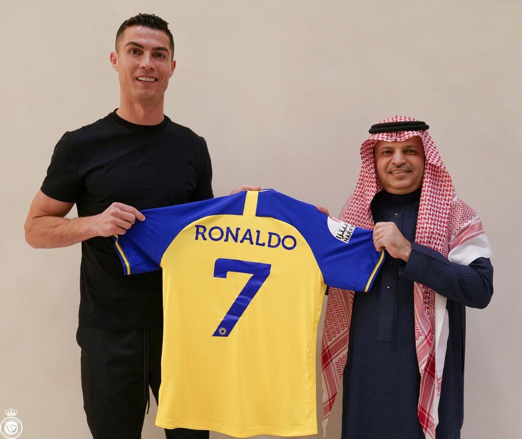 Cristiano Ronaldo y su nuevo equipo tras Qatar 2022. (Club AlNassr FC).