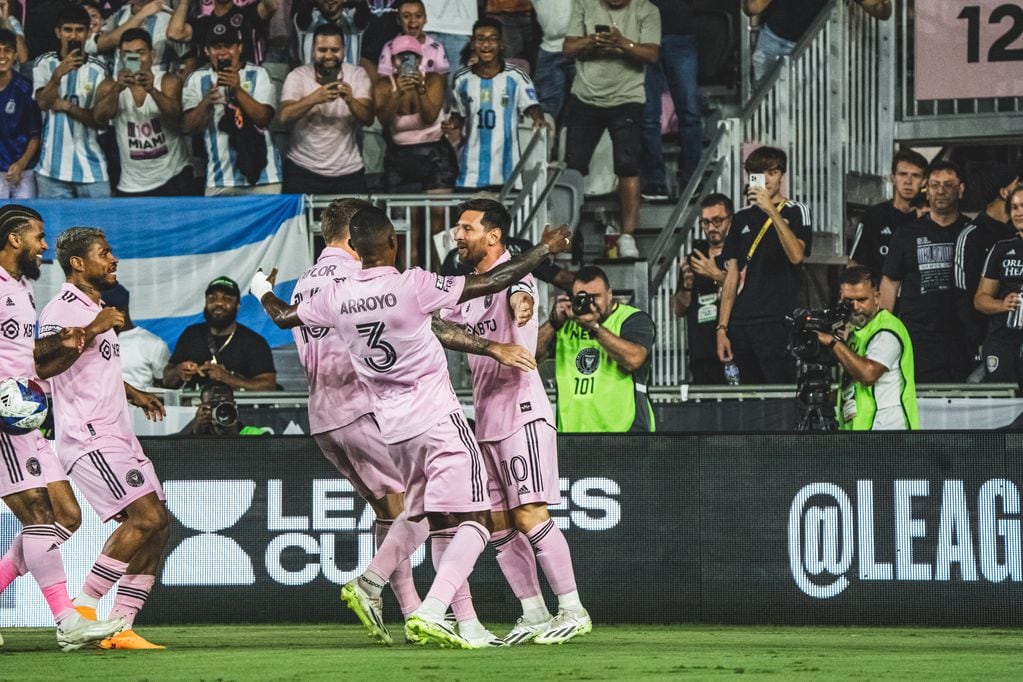 Lionel Messi antonó su segundo doblete en tres partido en el Inter Miami.