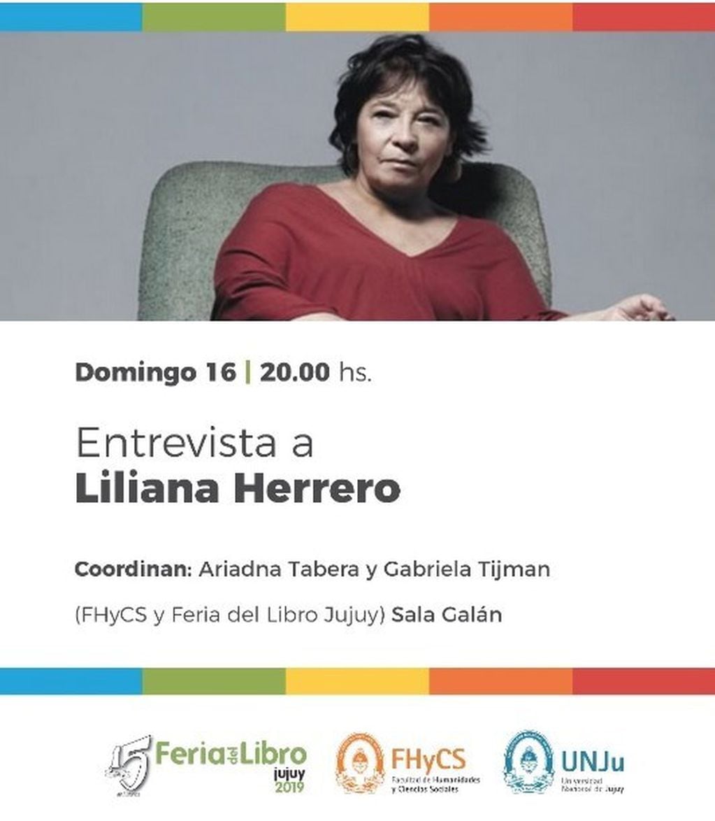 Ilustración referida a la actividad que tendrá a la cantora Liliana Herrero como protagonista, en el marco de la 15ta. Feria del Libro.