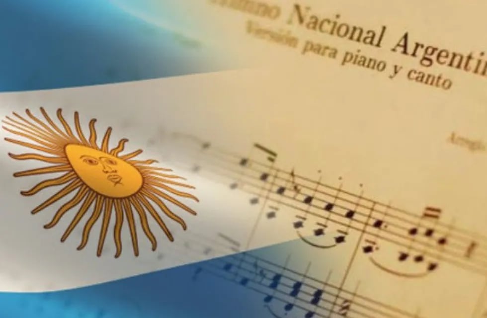 Festejo del Día del Himno Nacional Argentino con un video. Imagen ilustrativa.