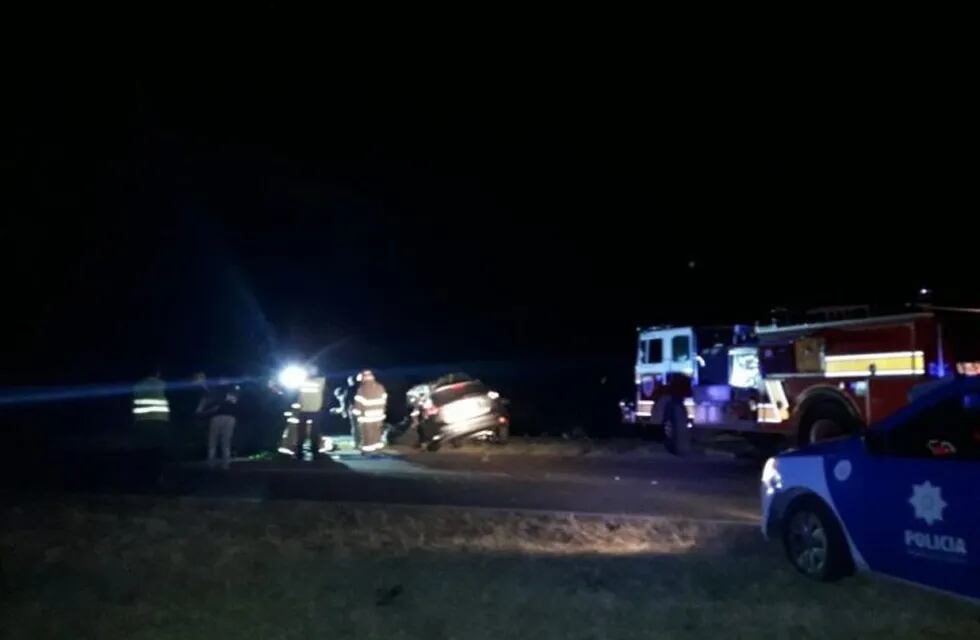 El siniestro vial ocurrió en el kilómetro 54 de la autopista a Santa Fe, entre Monje y Maciel. (Infomás)