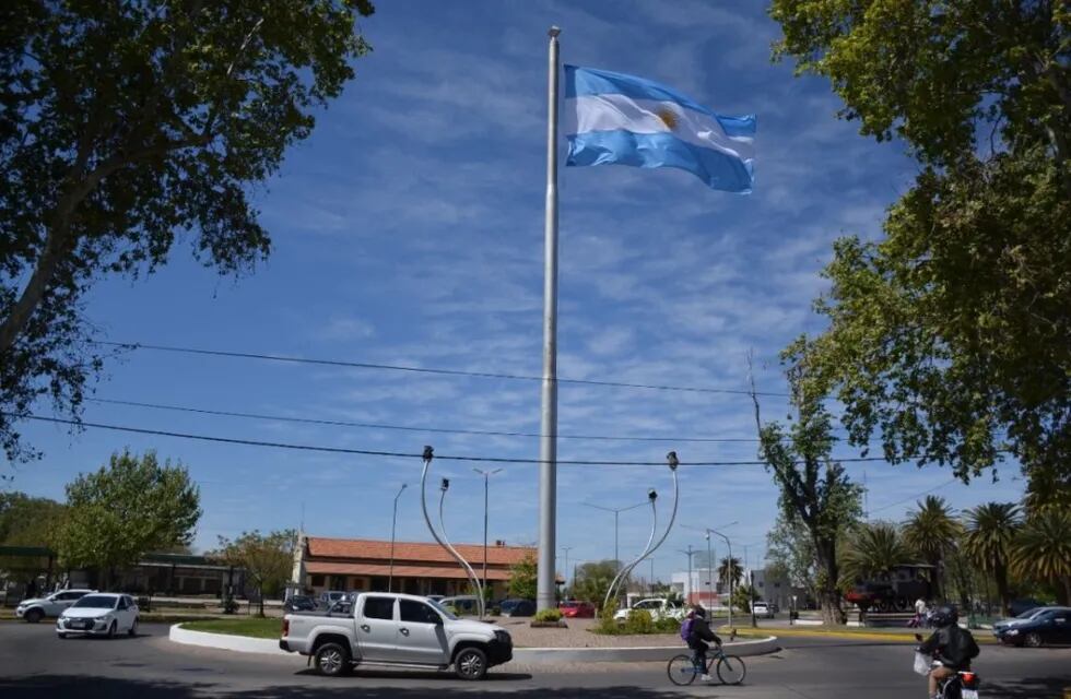Rotonda de la Bandera en San Rafael.