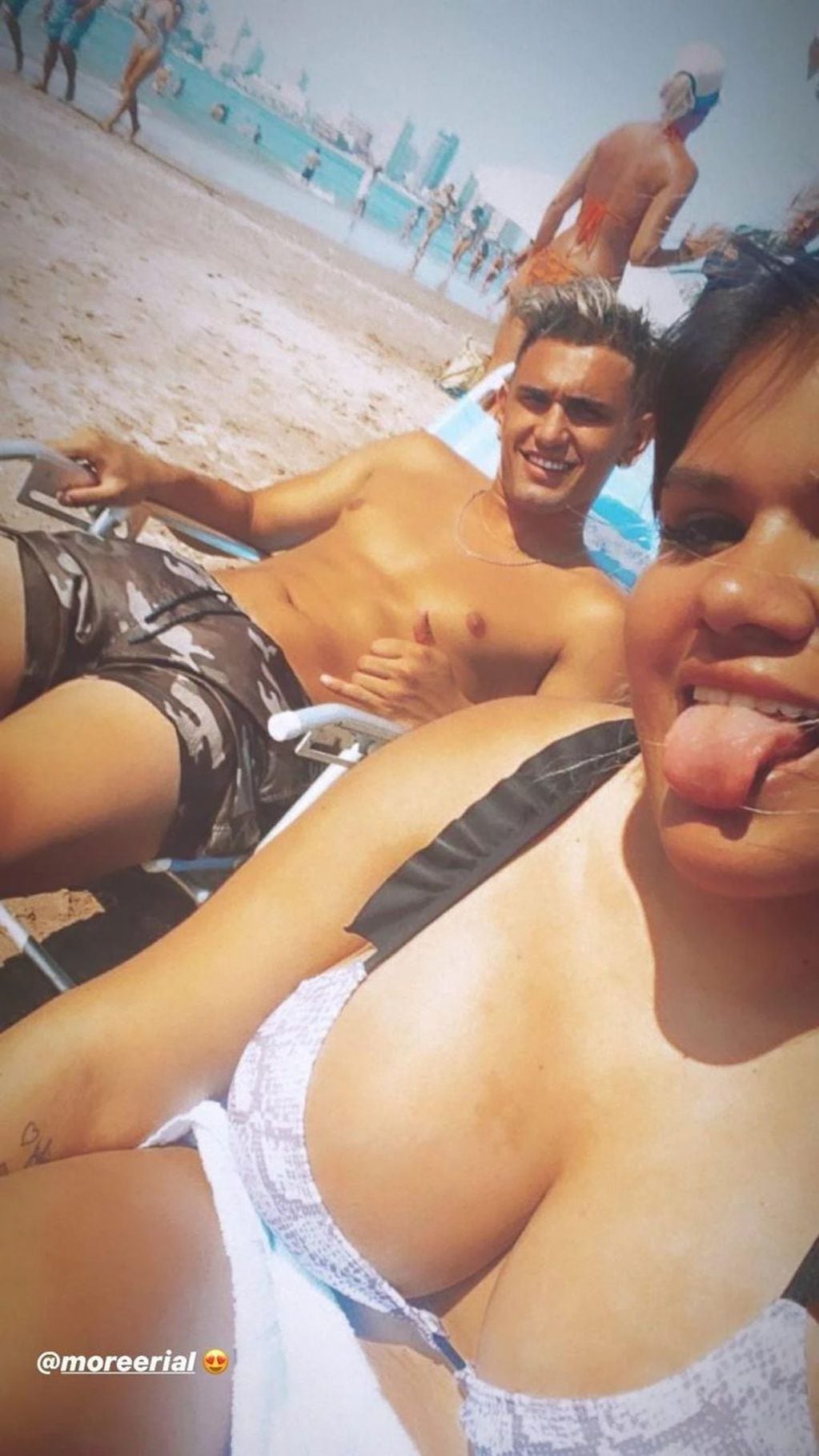 Morena Rial viajó a Punta del Este y posó en bikini para sus seguidores (Foto: Instagram/ @moreerial)