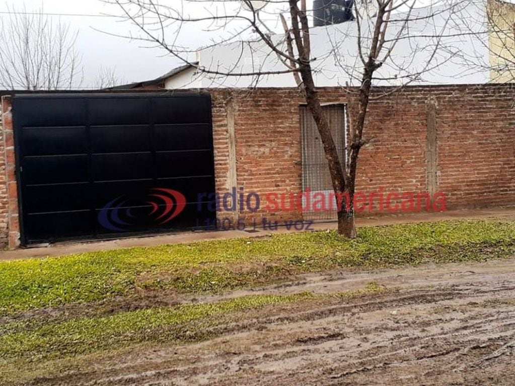 Casa donde ocurrió el asesinato el lunes por la noche.