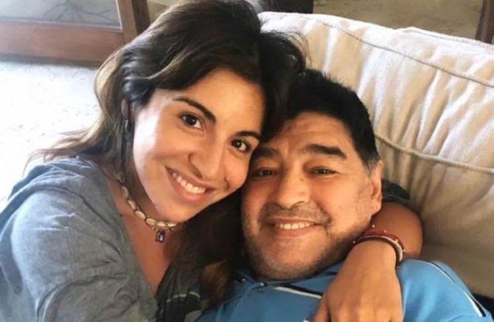 Gianinna y Diego Maradona.