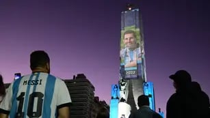 Homenaje a Lionel Messi en Rosario