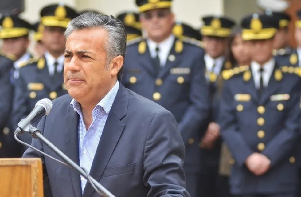 Para el Gobernador Cornejo aún falta trabajar mucho más en materia seguridad. \