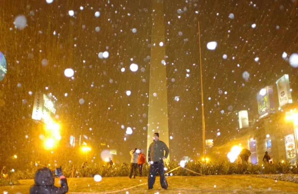 Última nevada en Buenos Aires.