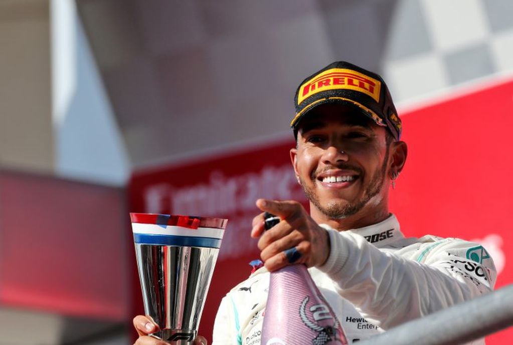 Lewis Hamilton celebra su sexto título (Foto: PA Wire/DPA)