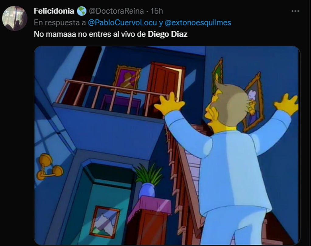 Los memes sobre el descuido de Diego Díaz.