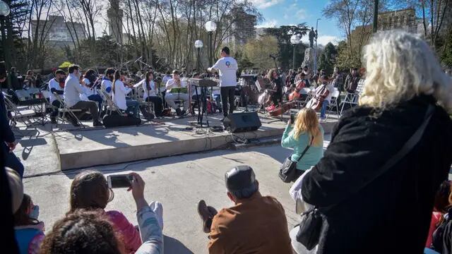 La Orquesta Infanto Juvenil brindó un concierto en el Palco de los Músicos
