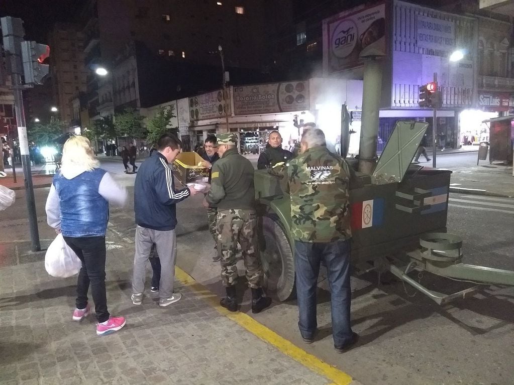 Asistencia a personas en situación de calle en Rosario