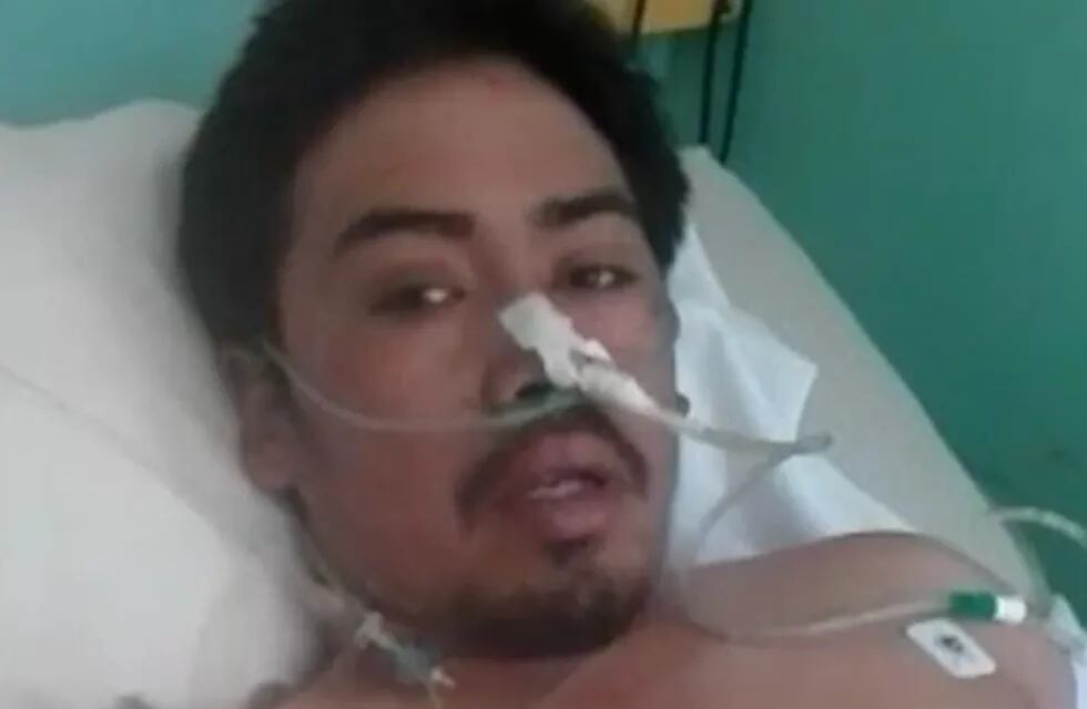 Gonzalo Cabrera, el mapuche herido, habló desde el hospital de Bariloche.