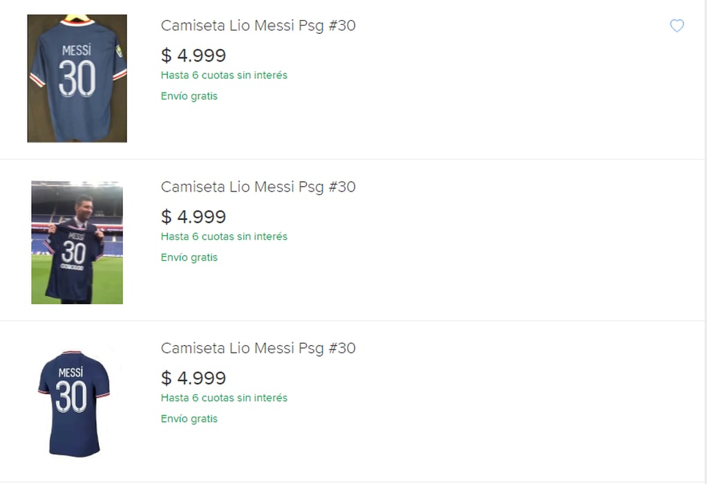 Ya se puede comprar la camiseta de Messi y está casi agotada