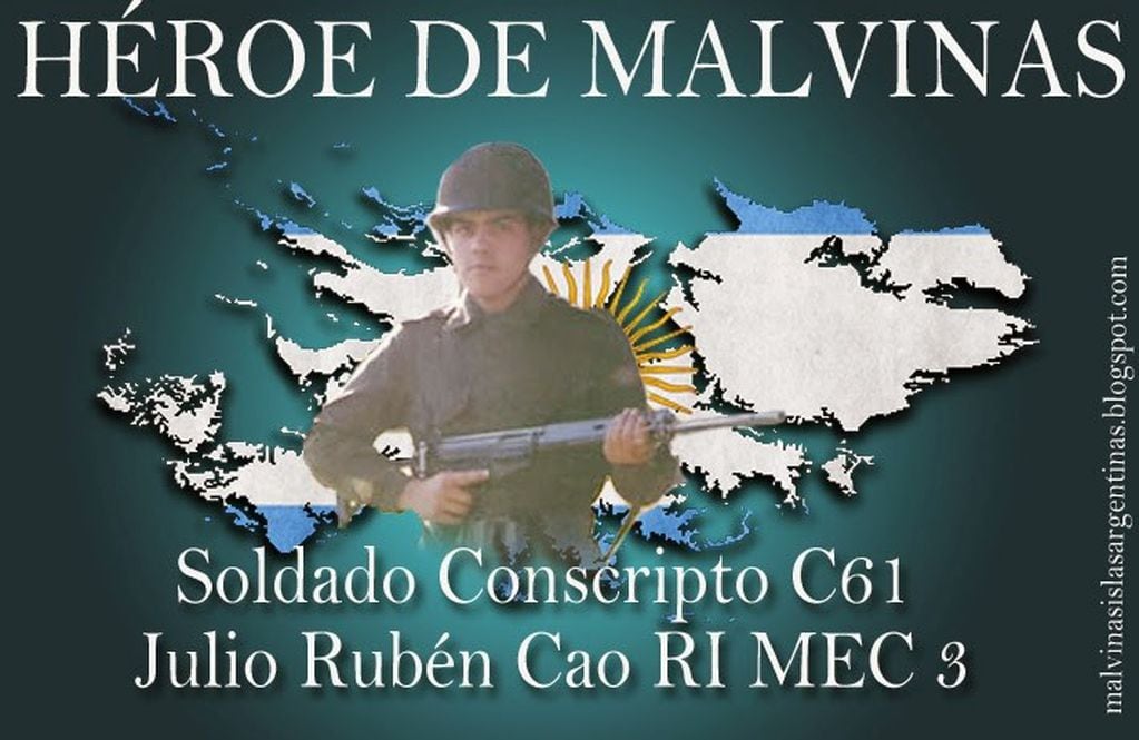 Soldado Calse 61 julio Rubén Cao, estará en la memoria de muchos docentes del país.