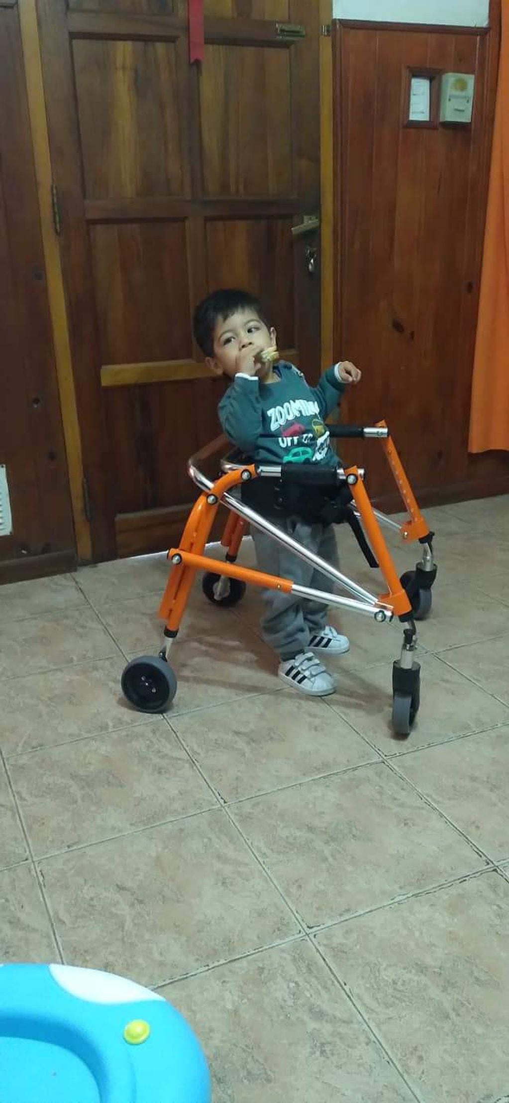 Fausto, el niño de 2 años de San Luis que fue diagnosticado con Leucodistrofia.