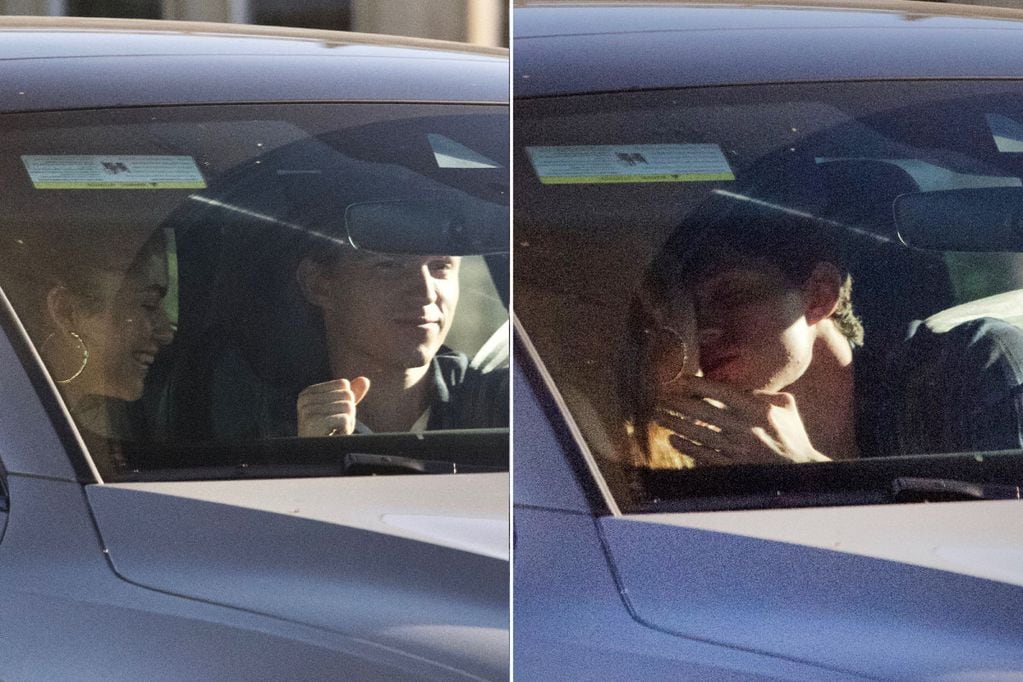 Tom Holland y Zendaya fueron vistos besándose en el auto de él, lo que confirma los rumores de romance vigentes desde hace meses.