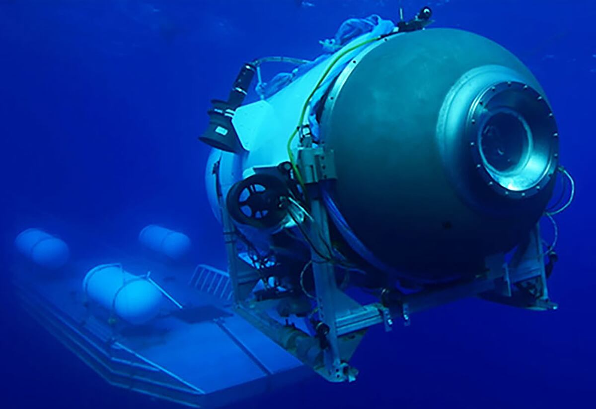 En búsqueda de Titan, el submarino desaparecido en el Atlántico. (DPA)