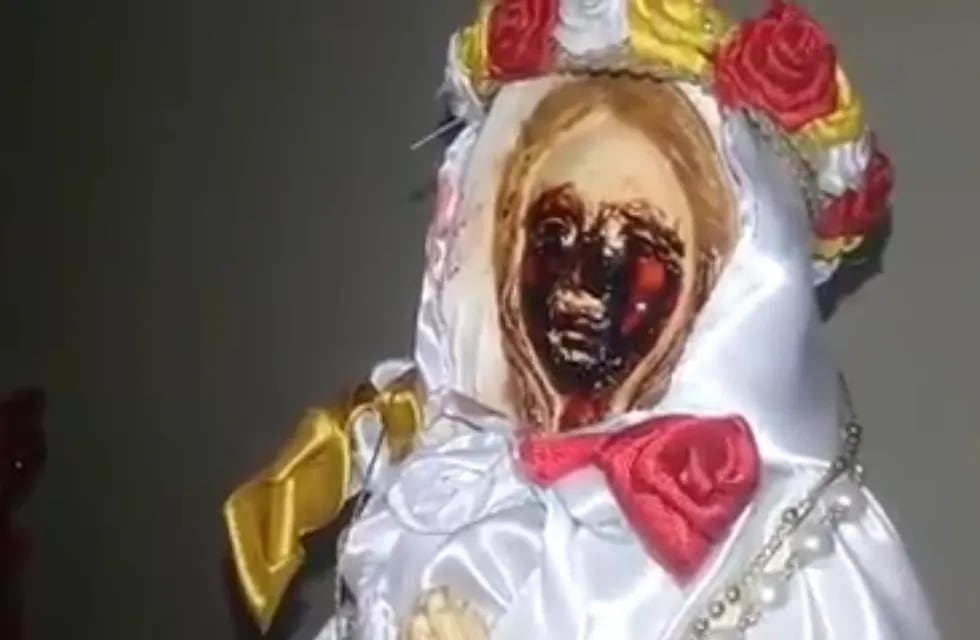 La Virgen de Metán de Salta volvió a derramar lágrimas de sangre (imagen ilustrativa)