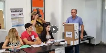 Balotaje 2023: el intendente de Posadas, Leonardo “Lalo” Stelatto, emitió su voto