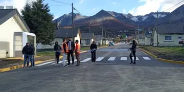 Inauguración pavimento en Calle Cabo Granianello