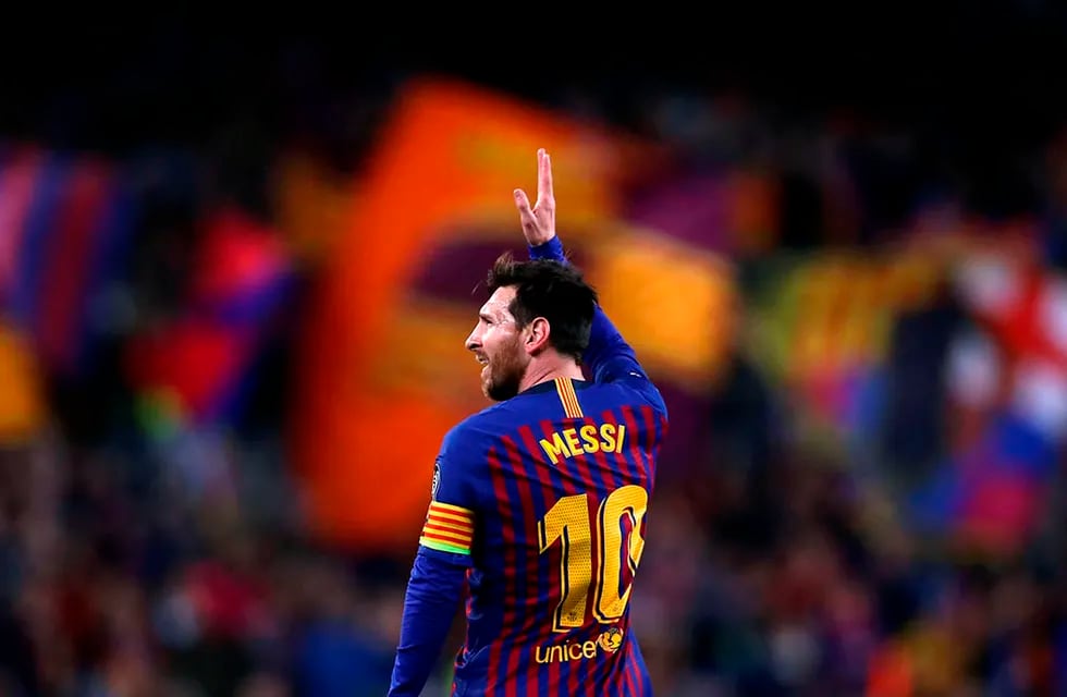 Lionel Messi, en sus tiempos como jugador del Barcelona.